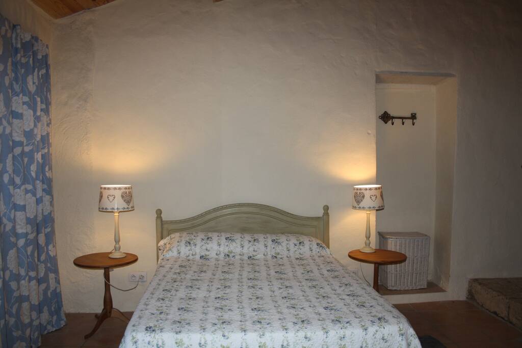 The double bedroom with ensuite bathroom.