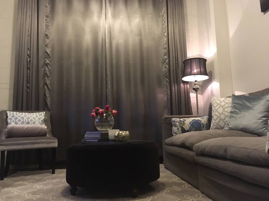 Elegant, comfortable space to relax.