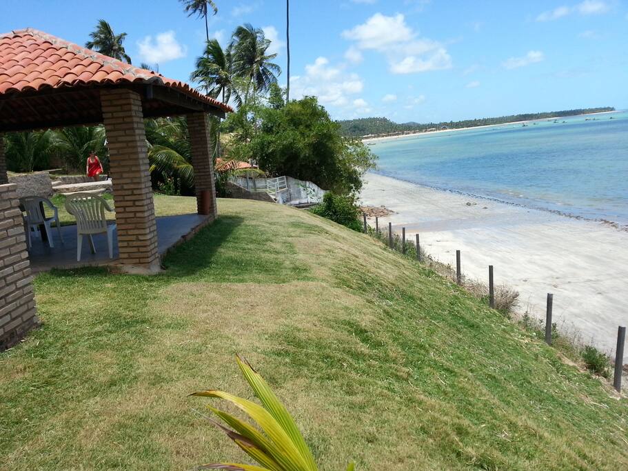 Bela praia de Japaratinga