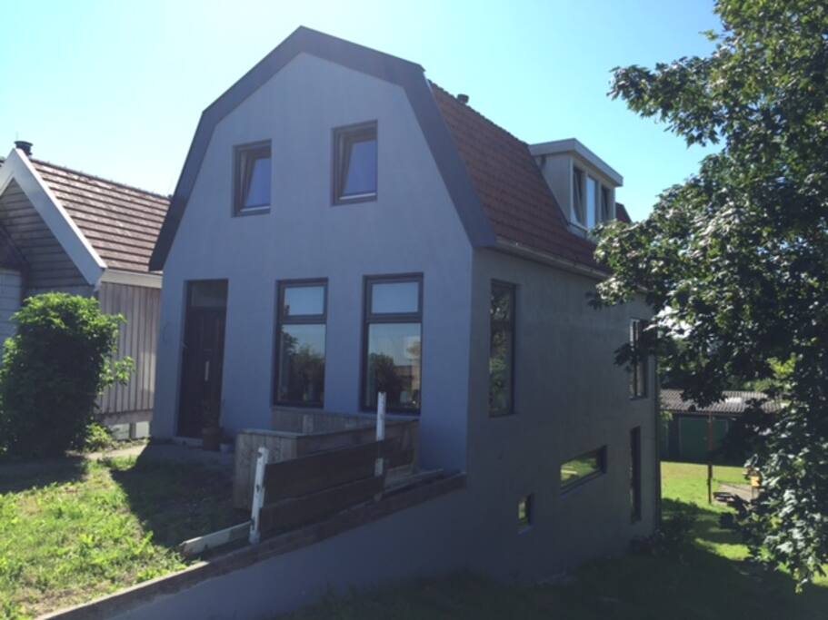 The front of the house