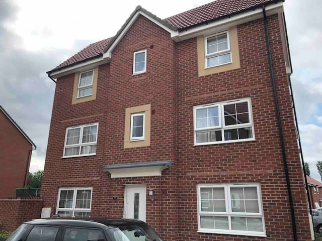 Cosy  modern multi-function-room in a real house