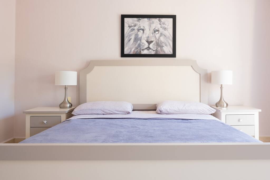 master bedroom suite with king size bed