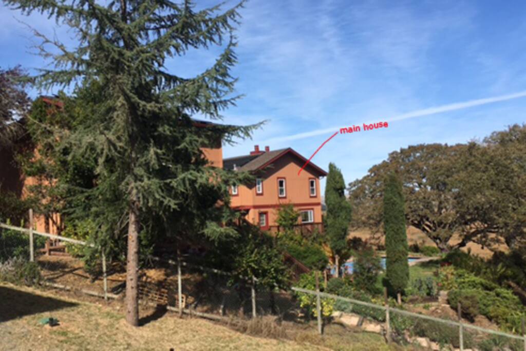 In-law unit separate from the main house with it's own separate entrance.