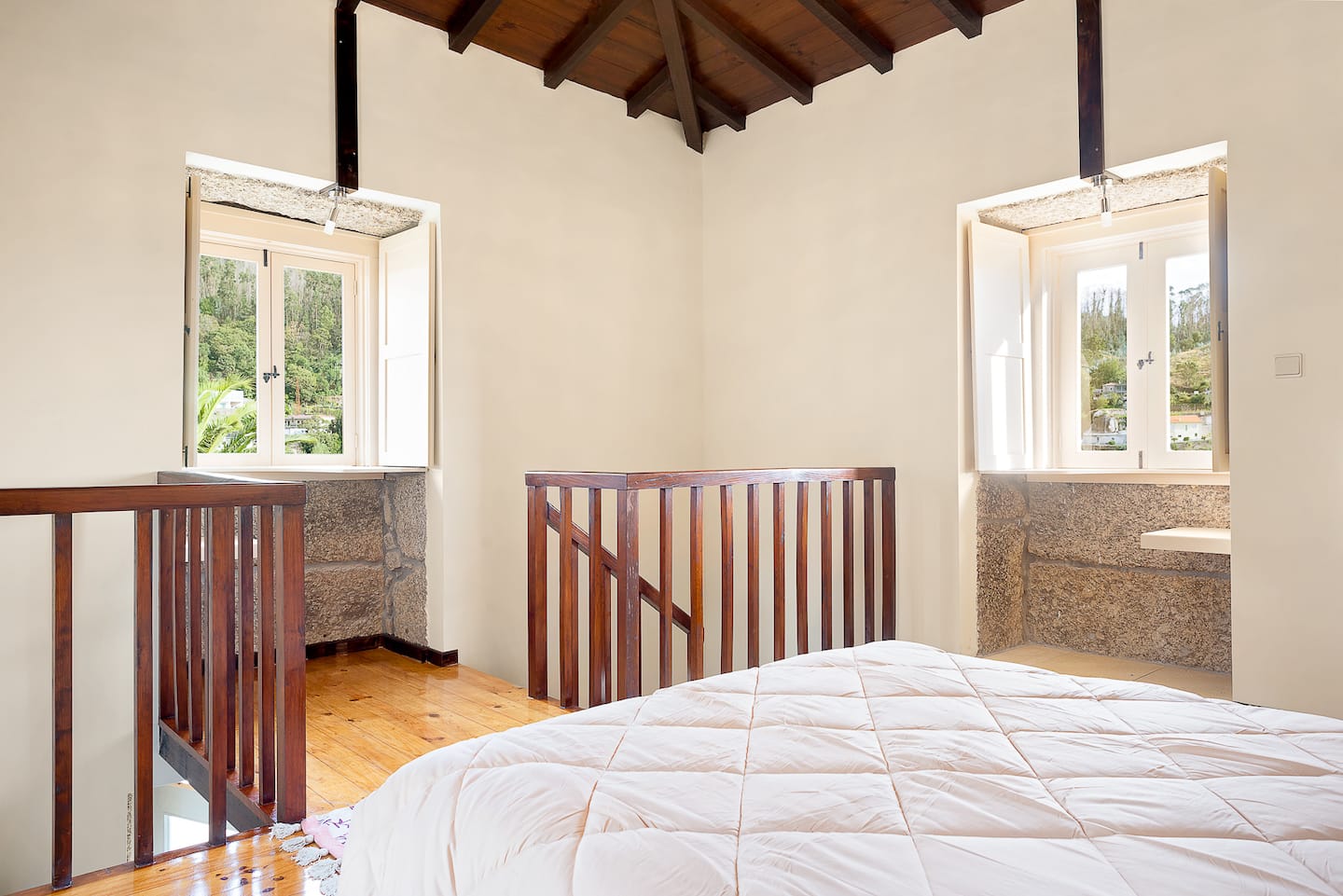 Quarto principal do Chalé