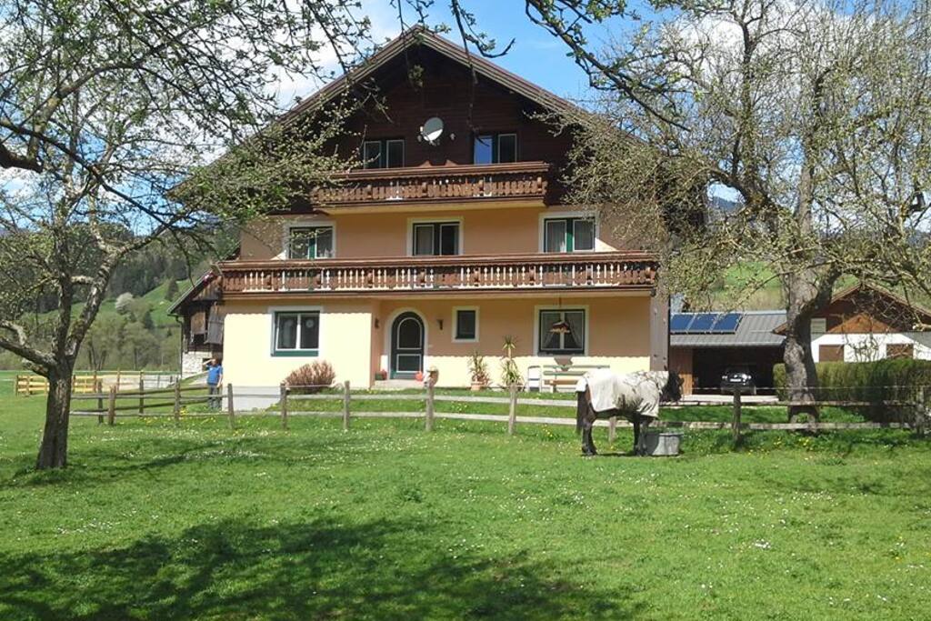 The farmhouse in its present day beauty.