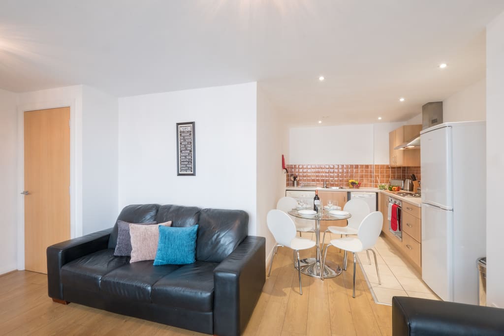 Living Room and Dining Area