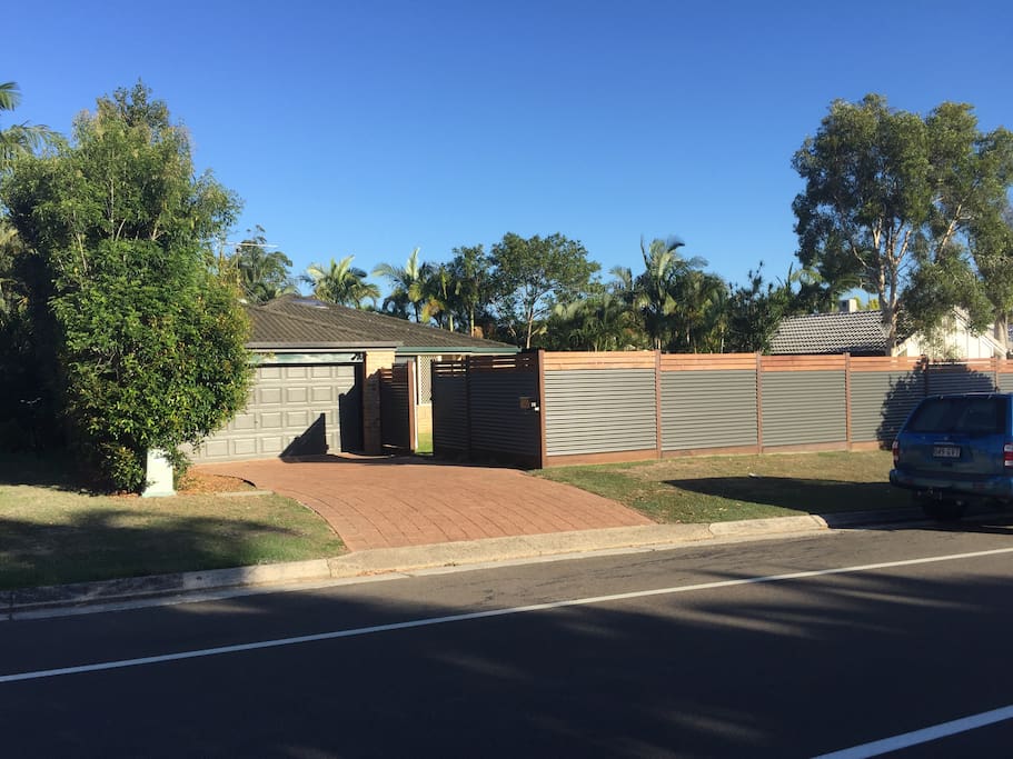 Fully-fenced property with off street parking