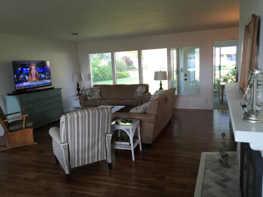 Comfortable gathering spaces!