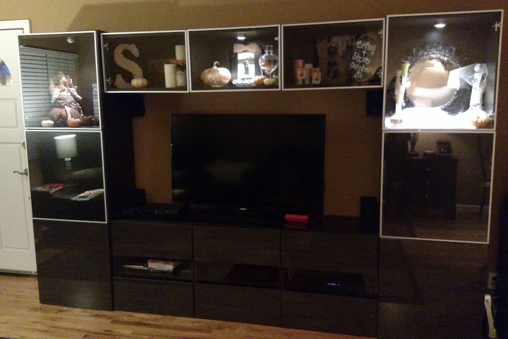 Entertainment System with full sports package, surround sound, playstation, netflix, etc.