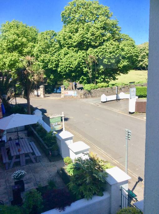 Room overlooks Victoria Park