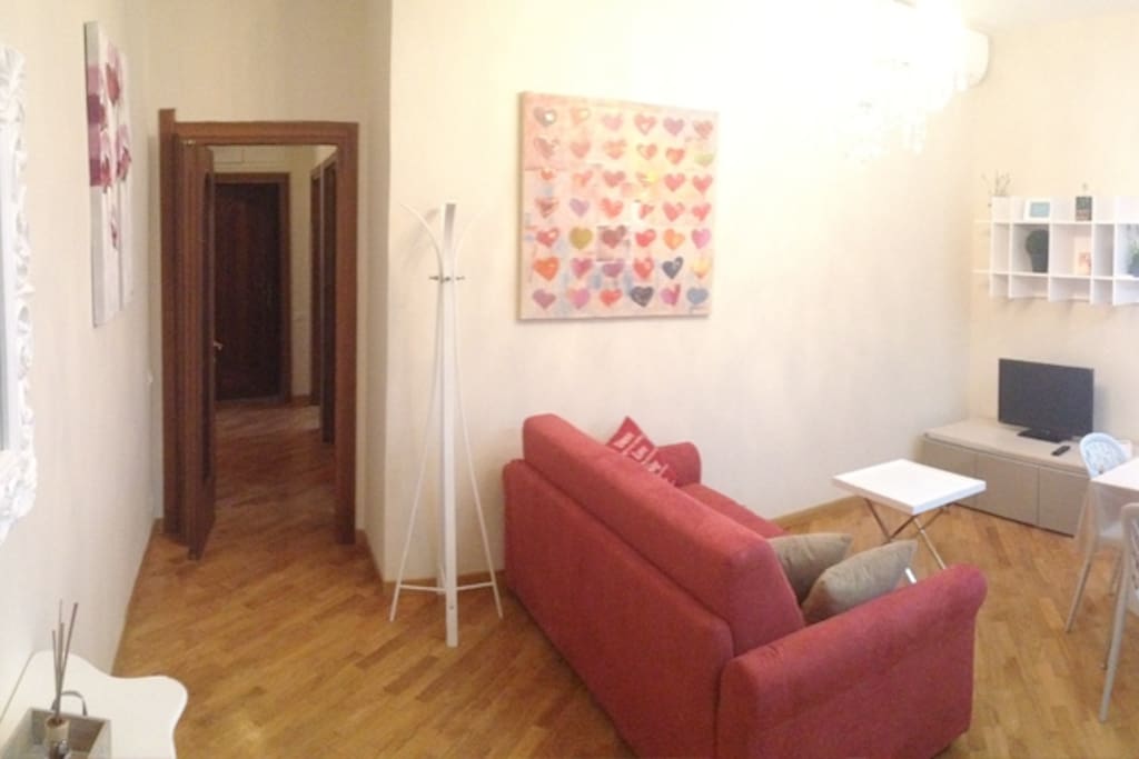 zona living e accesso alla zona notte :: living room and access to the sleeping area