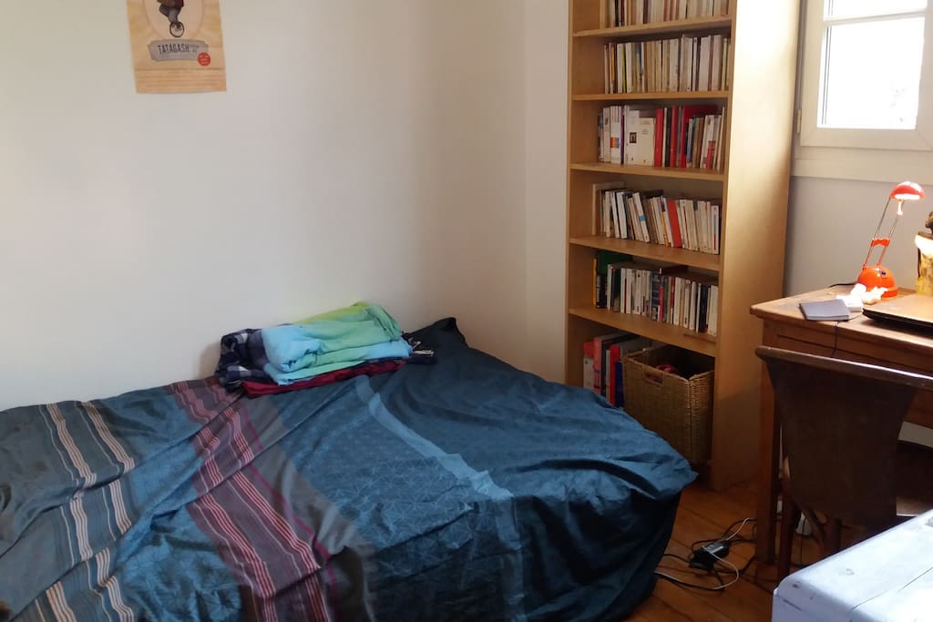 Chambre, lit deux places
