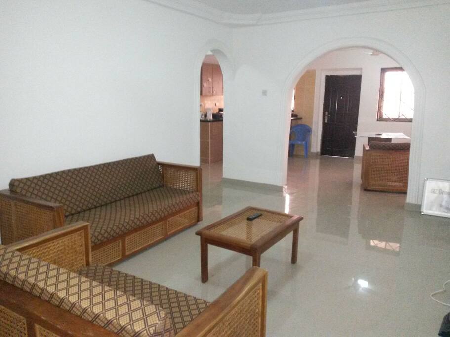 living area. it's a bit bare because I just moved in. will decorate bit by bit