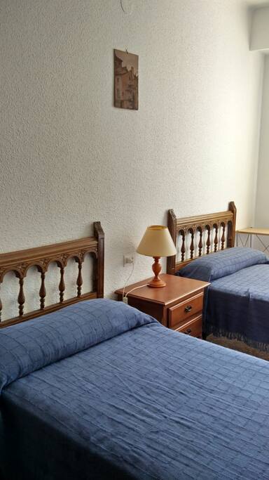 Habitación con 2 camas individuales