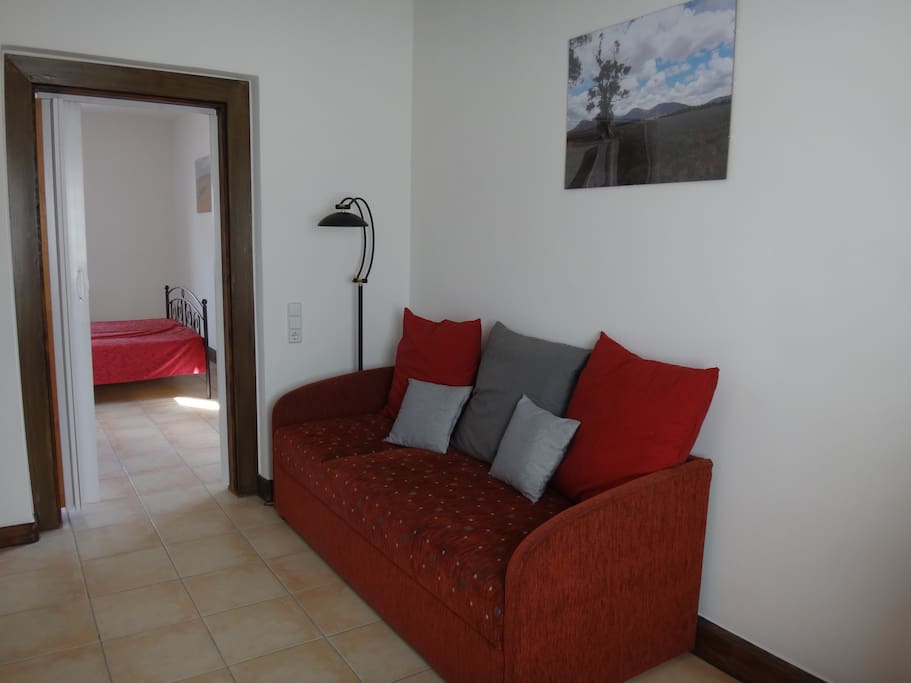 Couch (Schlafcouch) im Wohnzimmer