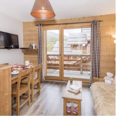 2 room apartment 32 m² at the foot of the slopes