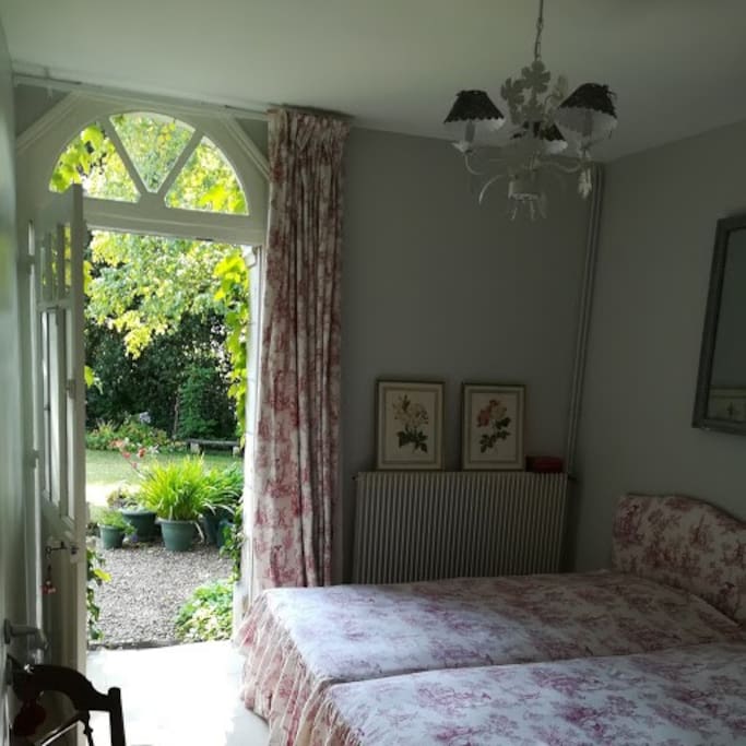 chambre lits jumeaux