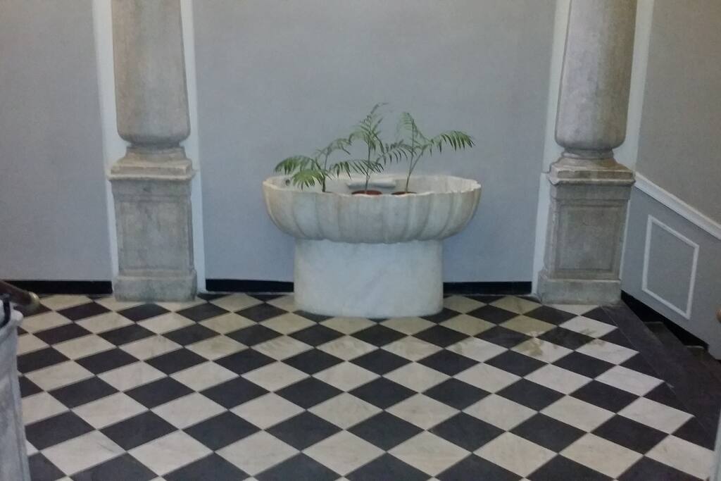 Particolare dell'interno del palazzo