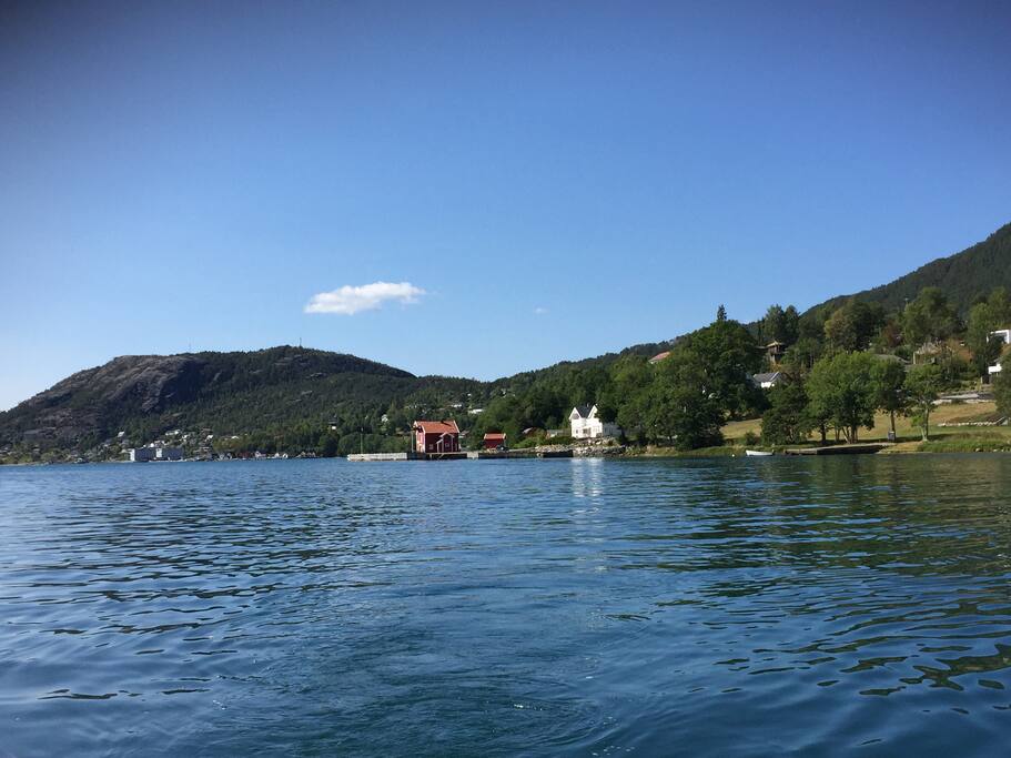 Utsikt fra Valen Båthavn