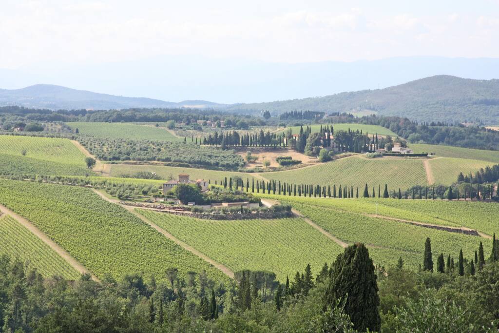 con il suo panorama