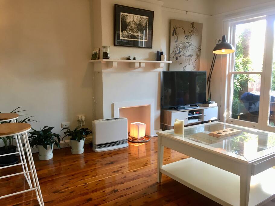Bright open living room