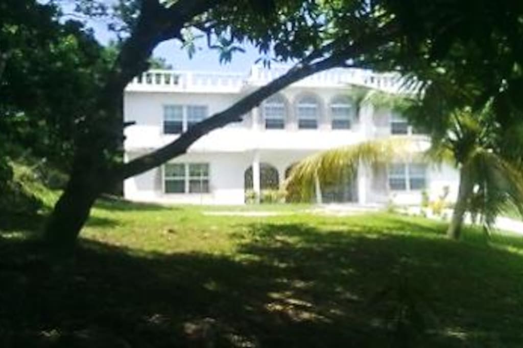 front of property