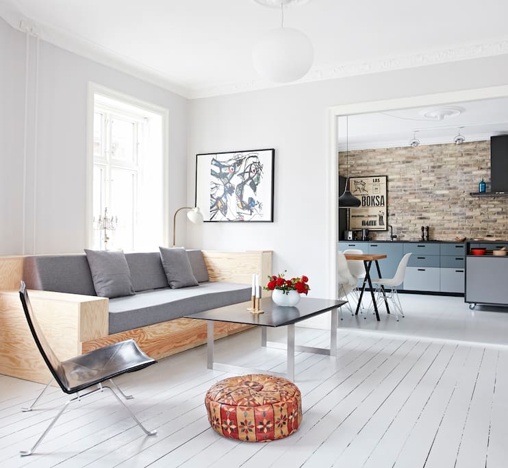 Urban nordic. Ply wood sofa and design furniture