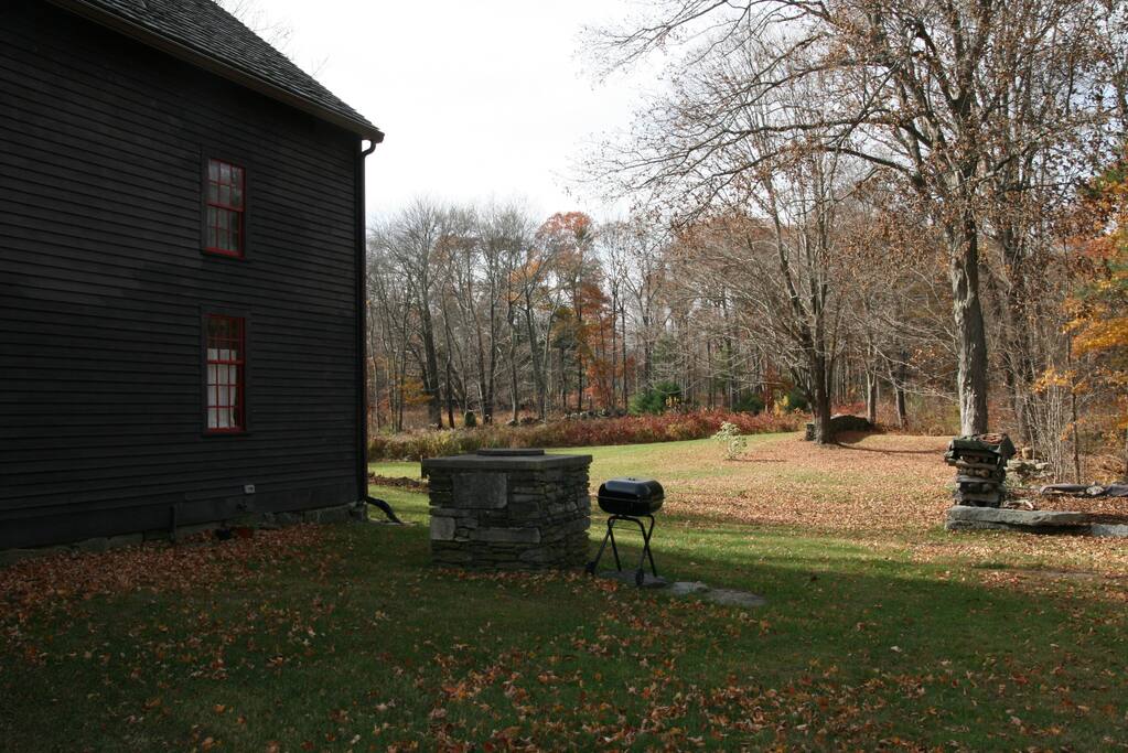 View to the backyard.
