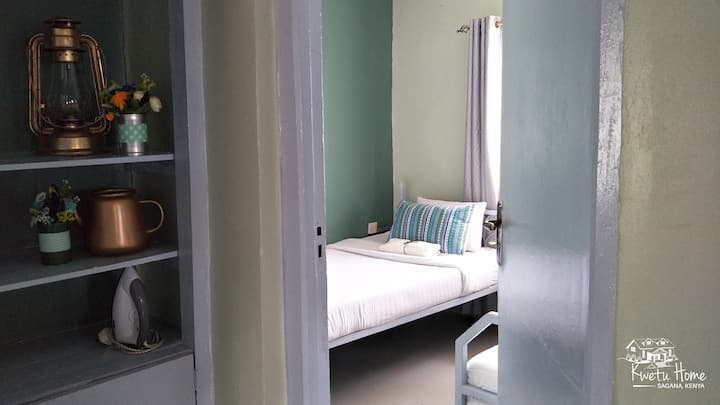 Hallway to the Bedrooms - 3.5 by 6 bed sizes 