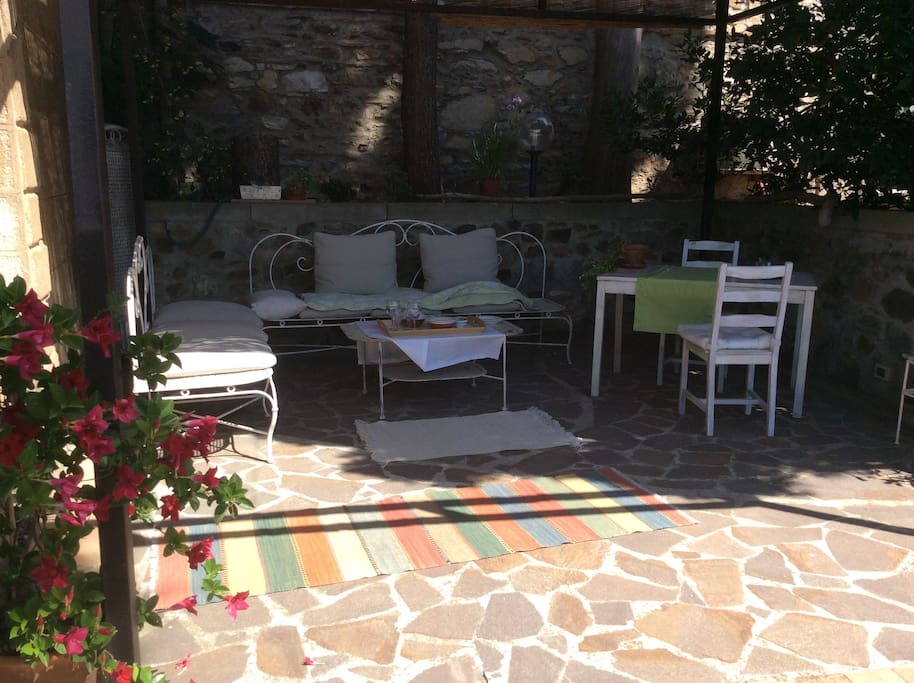 grande patio privato