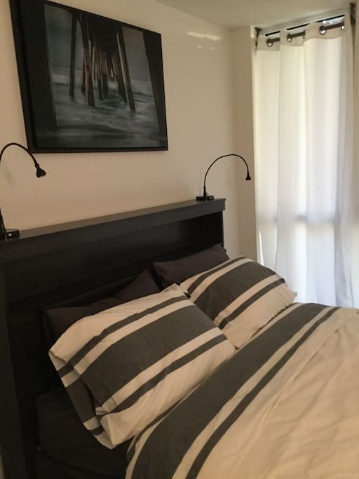 Brand new, extremely comfortable pillow top mattress and bed.