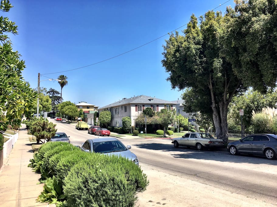 Street view of Los Feliz