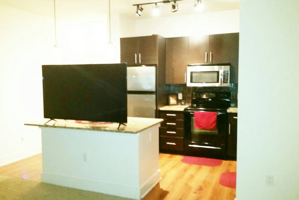 "60 Smart TV facing Living Room