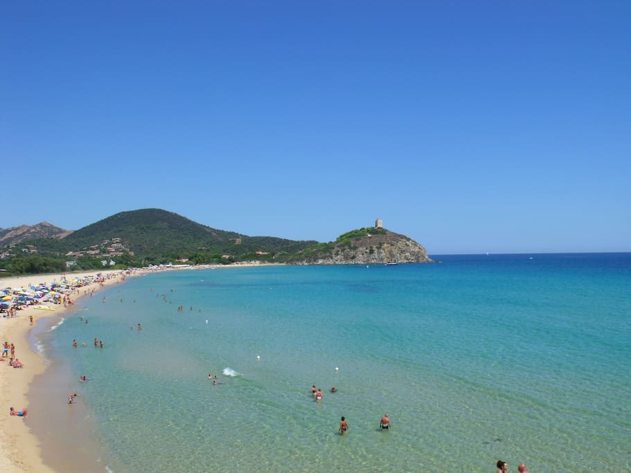 la spiaggia di Chia "Monte Cogoni"