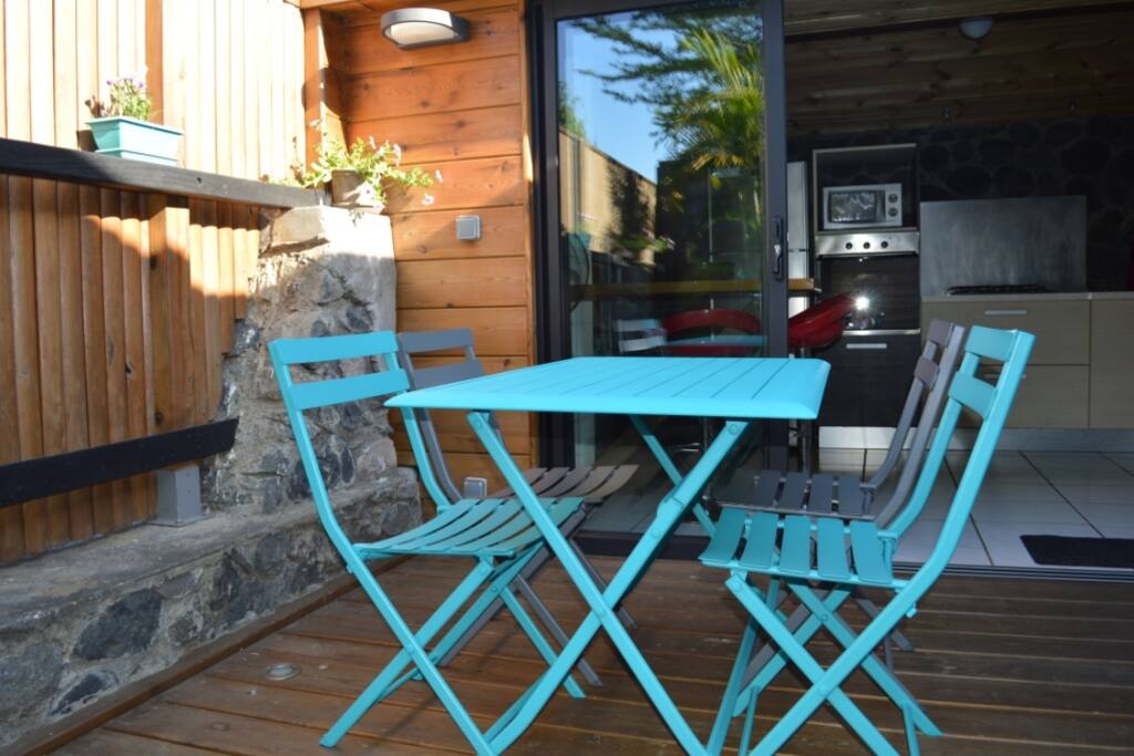 coin repas extérieur