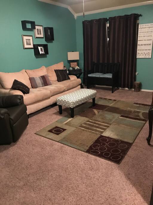 This is a shared common area of the house
Living Room view from the kitchen