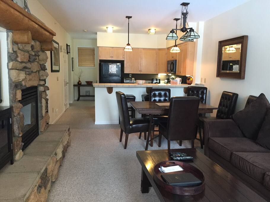 living and dinning area