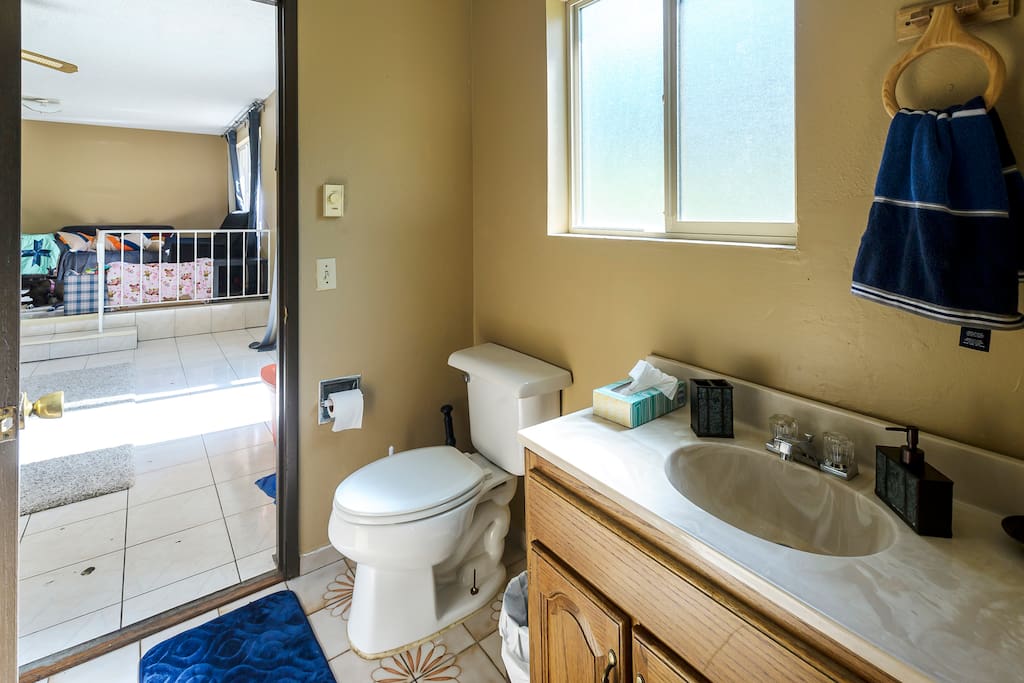 Private Bathroom - access to the home