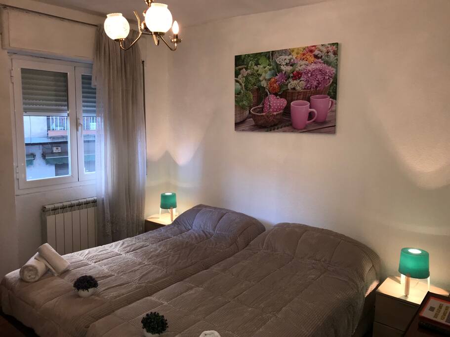 HABITACION CON 2 CAMAS INDIVIDUALES