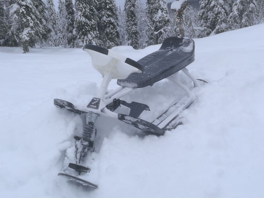 snowraceraction in the winter
