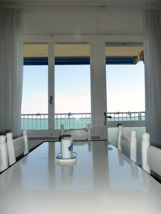view from the table