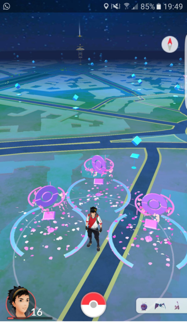 3 Pokemon Spots reachable from the flat ;)