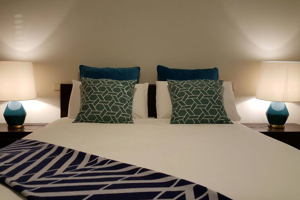 Bedroom with ocean view
