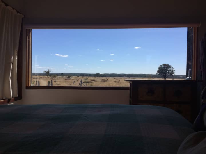 从床上欣赏美景