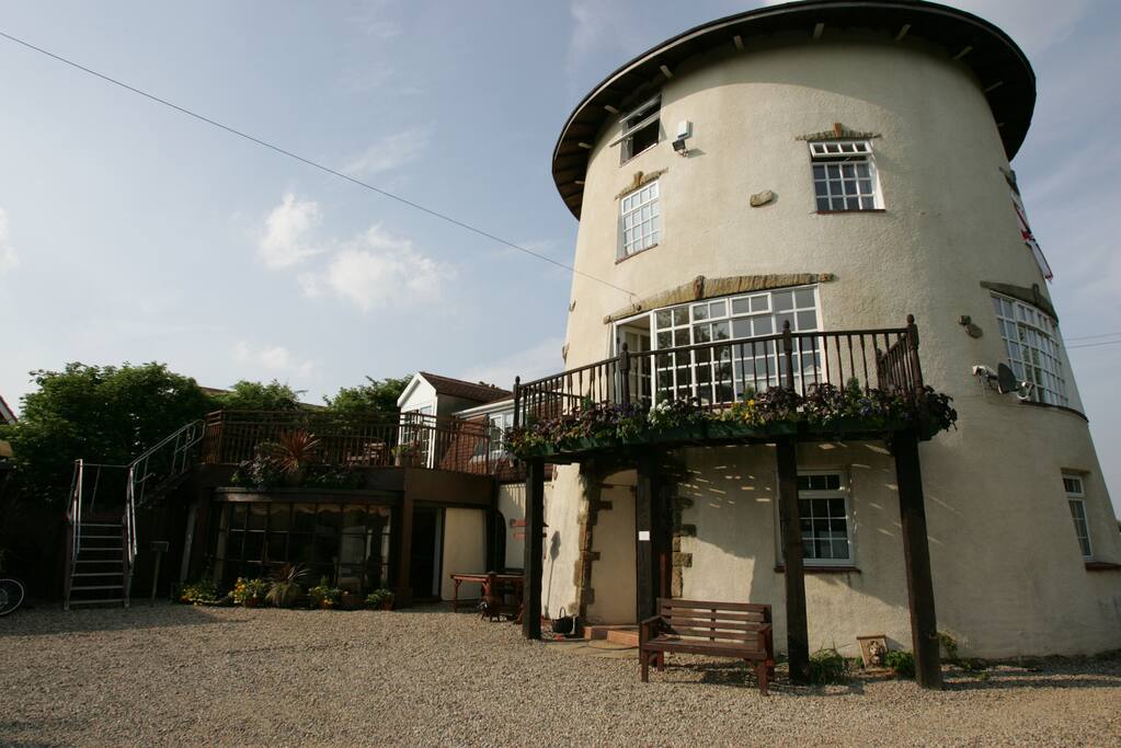 The Old Mill - where the breakfast is served and guest lounge