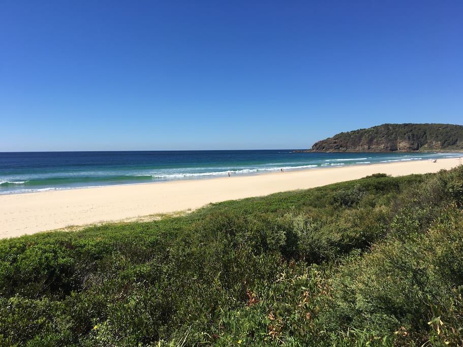 Boomerang beach on your doorstep