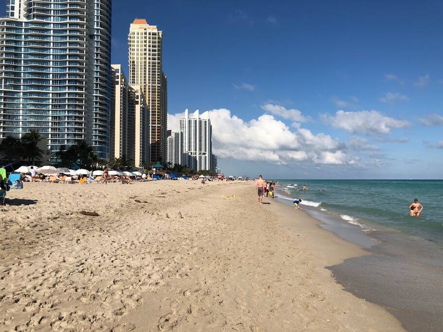 Beautiful white sand beaches