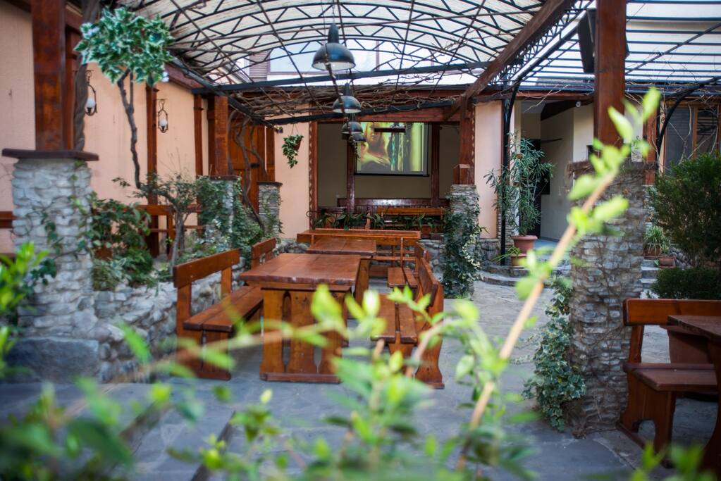 Outdoor cafe