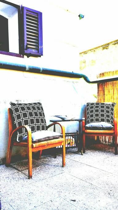 comfortable terrace