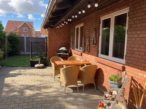 One level villa in Ringkøbing city center